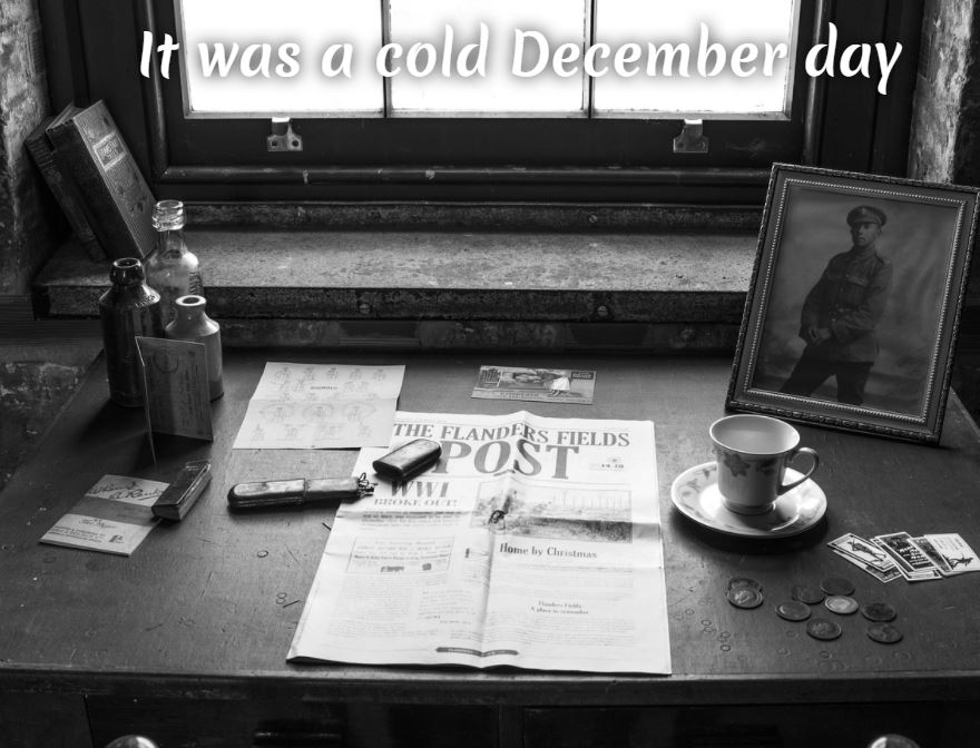 It was a cold december day