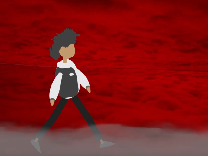 Animated walk cycle screenshot