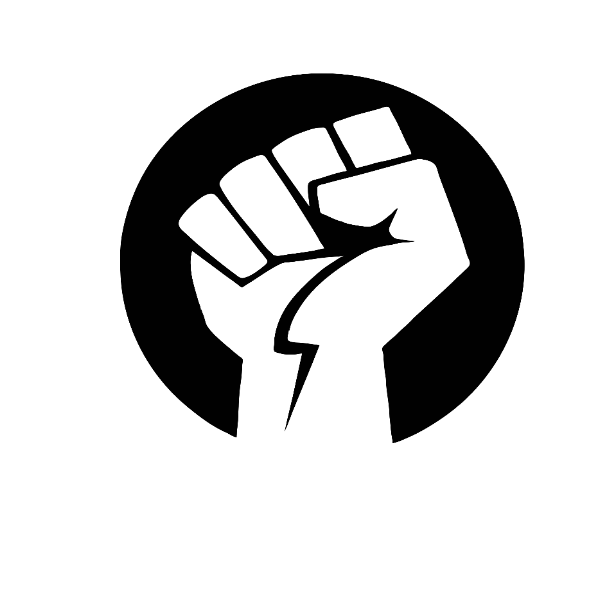 An image of a fist powering up for action.