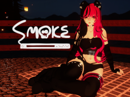 Avatar with pink stripped hair