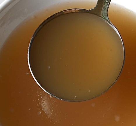 Broth being cooked