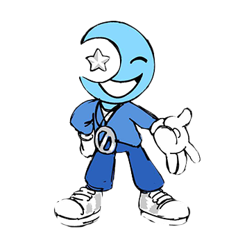Moon Cartoon Character