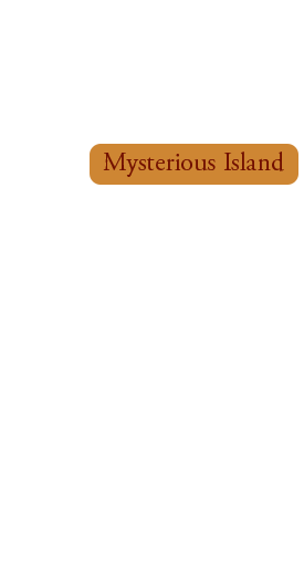 Mysterious Island map label