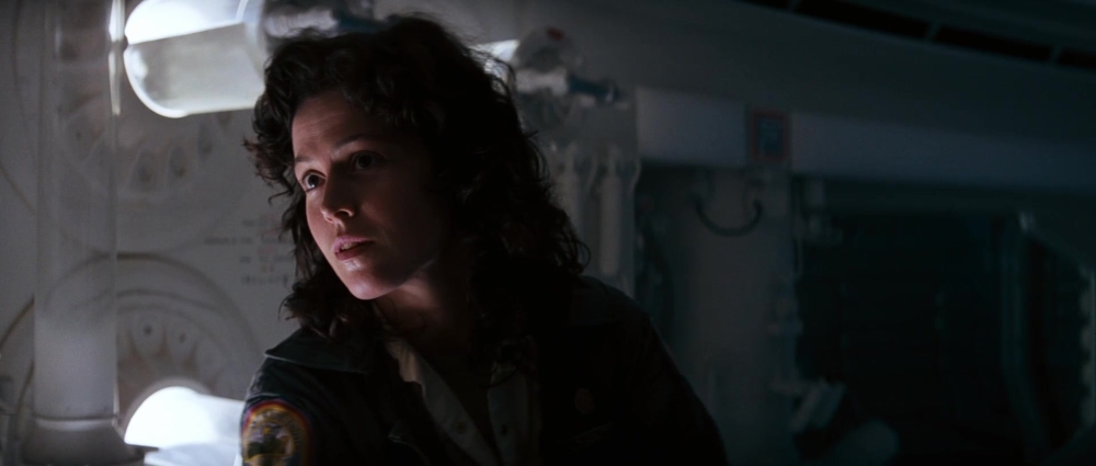 Ellen Ripley inside the Nostromo