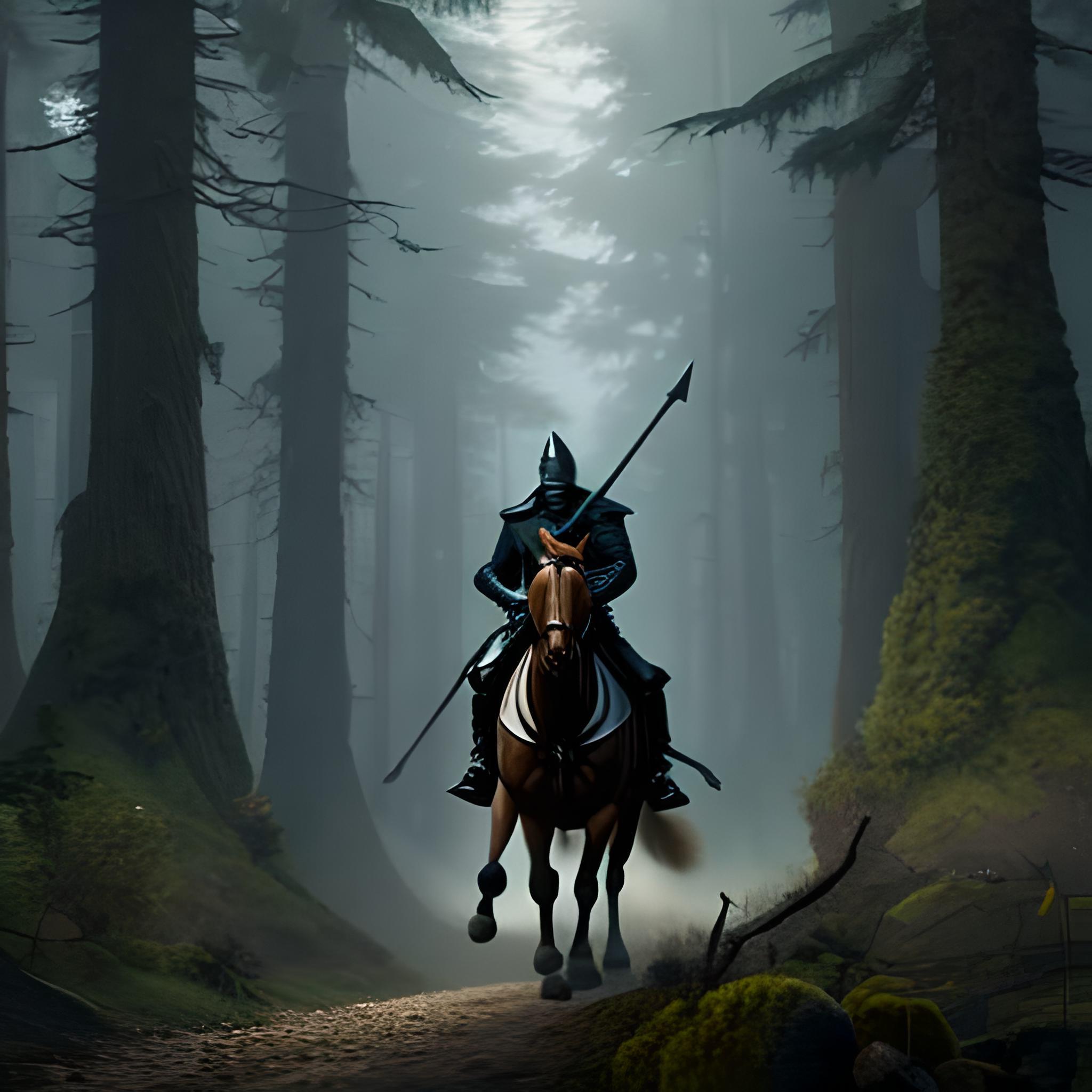 Sir Gallant on a horse