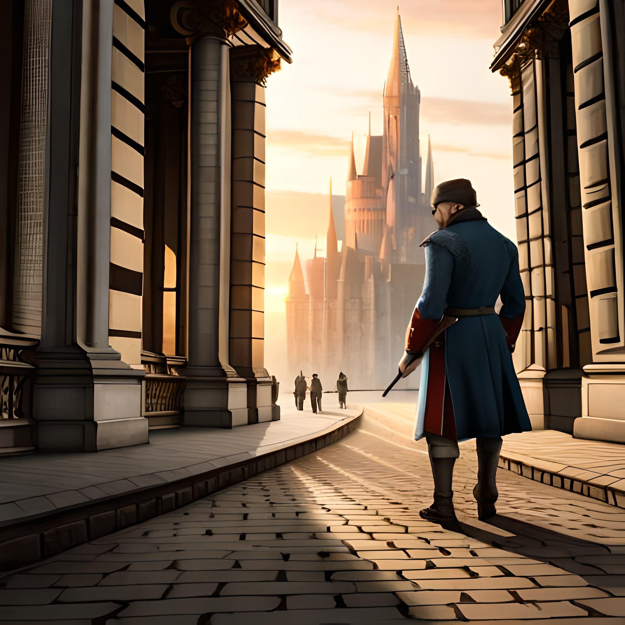 Sir Gallant walking away