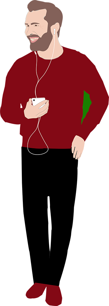 man with phone