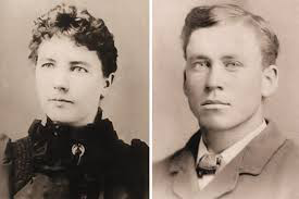 Actual photographs of Laura and Almanzo around this time.