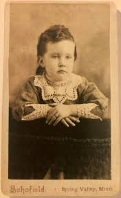 Rose Wilder as a small child.