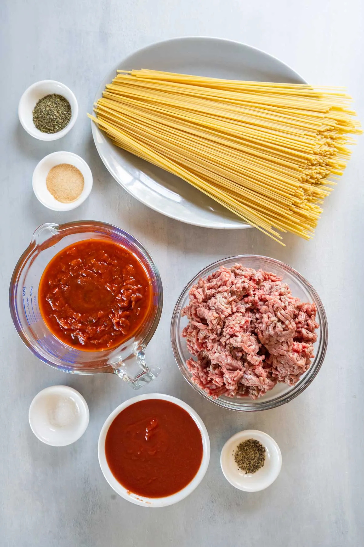 A picture of all the required ingredients