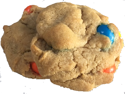 M&M cookie