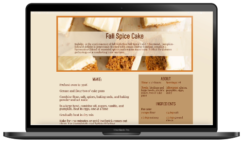 Recipe Website