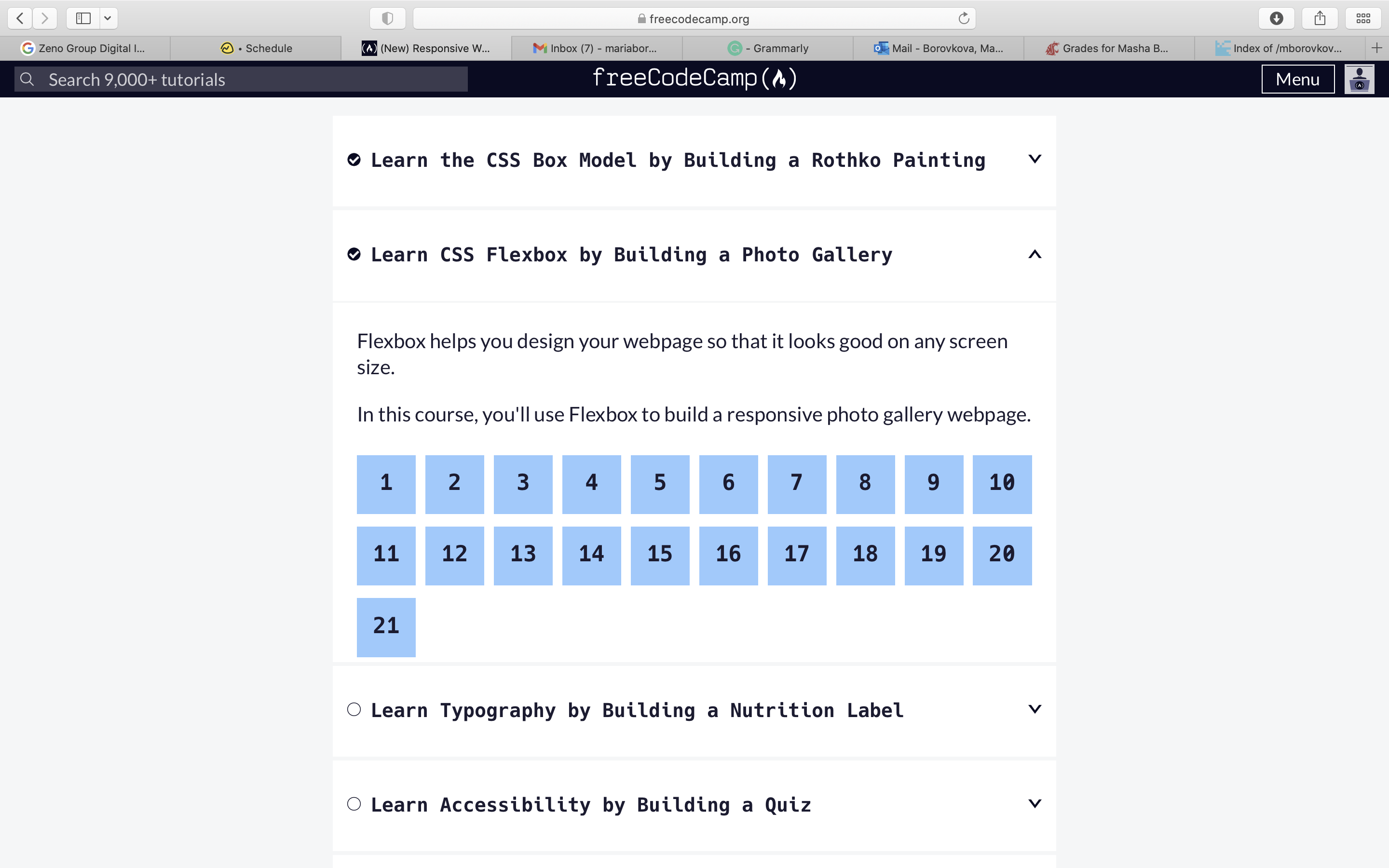 completed steps of Rothko Painting