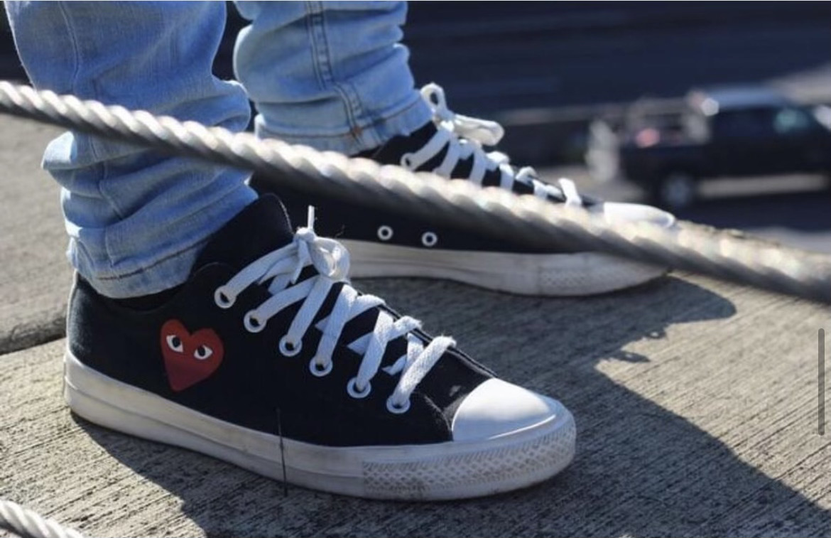 commes des garcons play converse