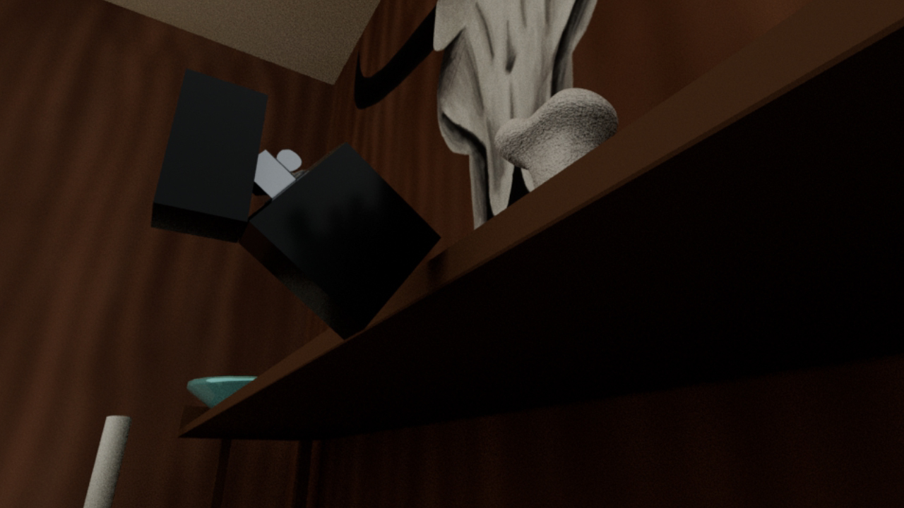 Title from short film 'Elbow Room'