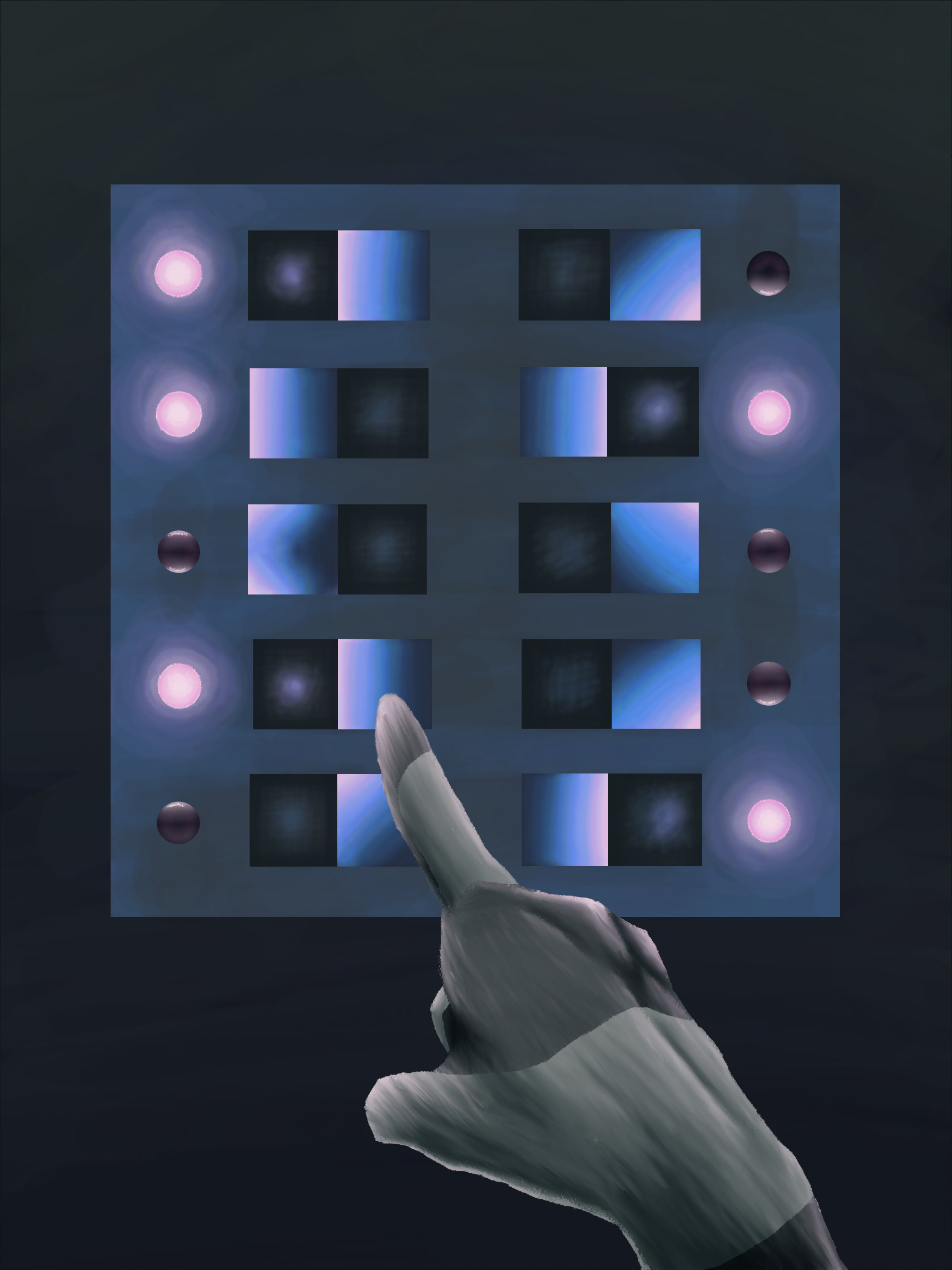 Switchboard concept art for DATA ENTRY: PORTAL