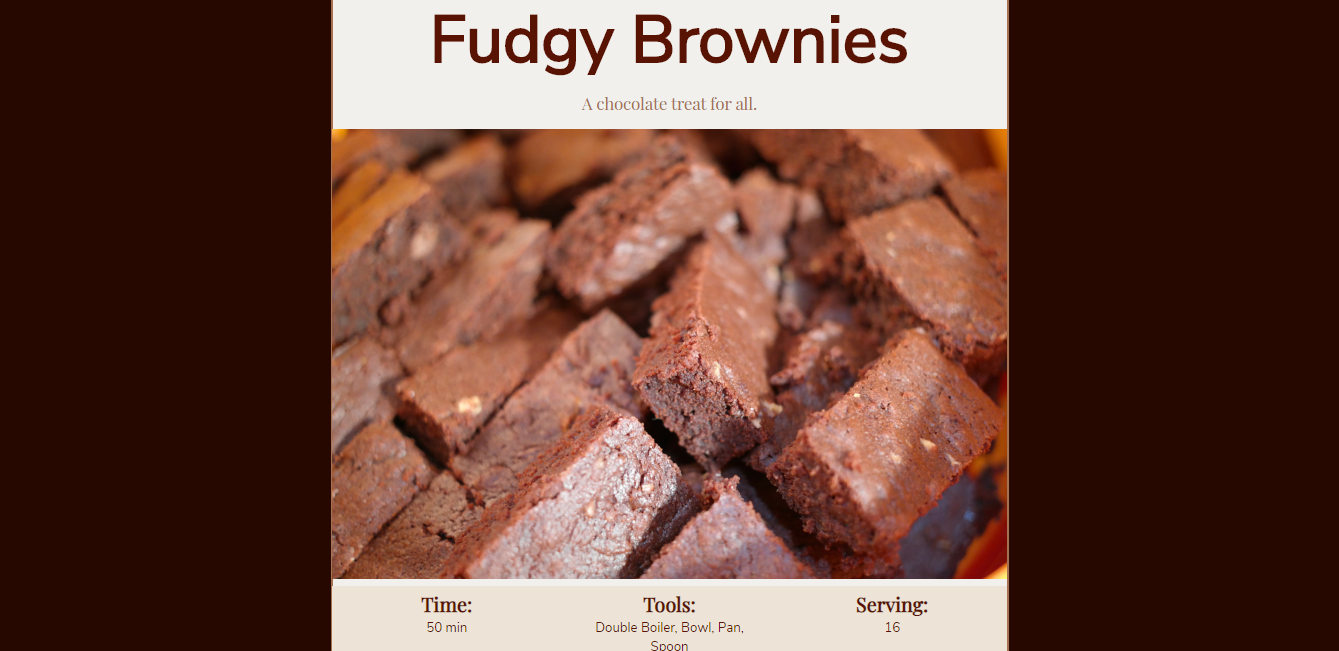 Recipe Website