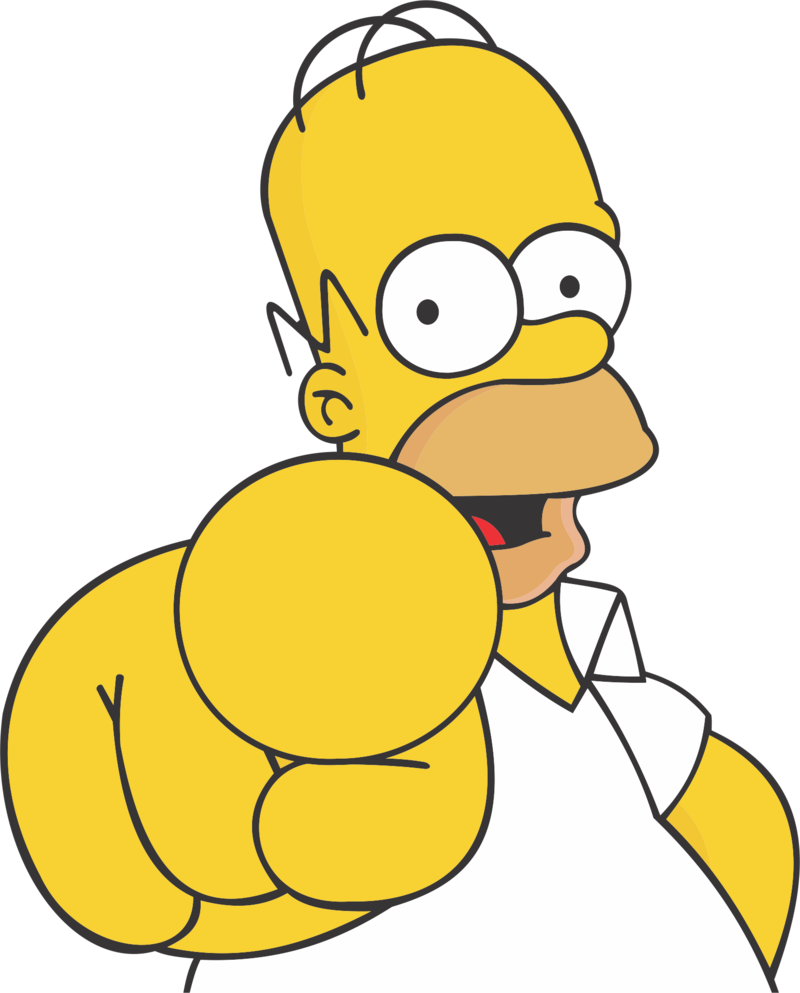 homer pointing