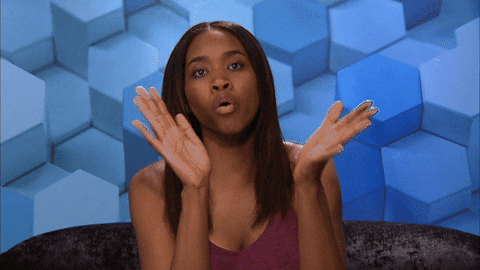 woman claping saying wakey, wakey GIF