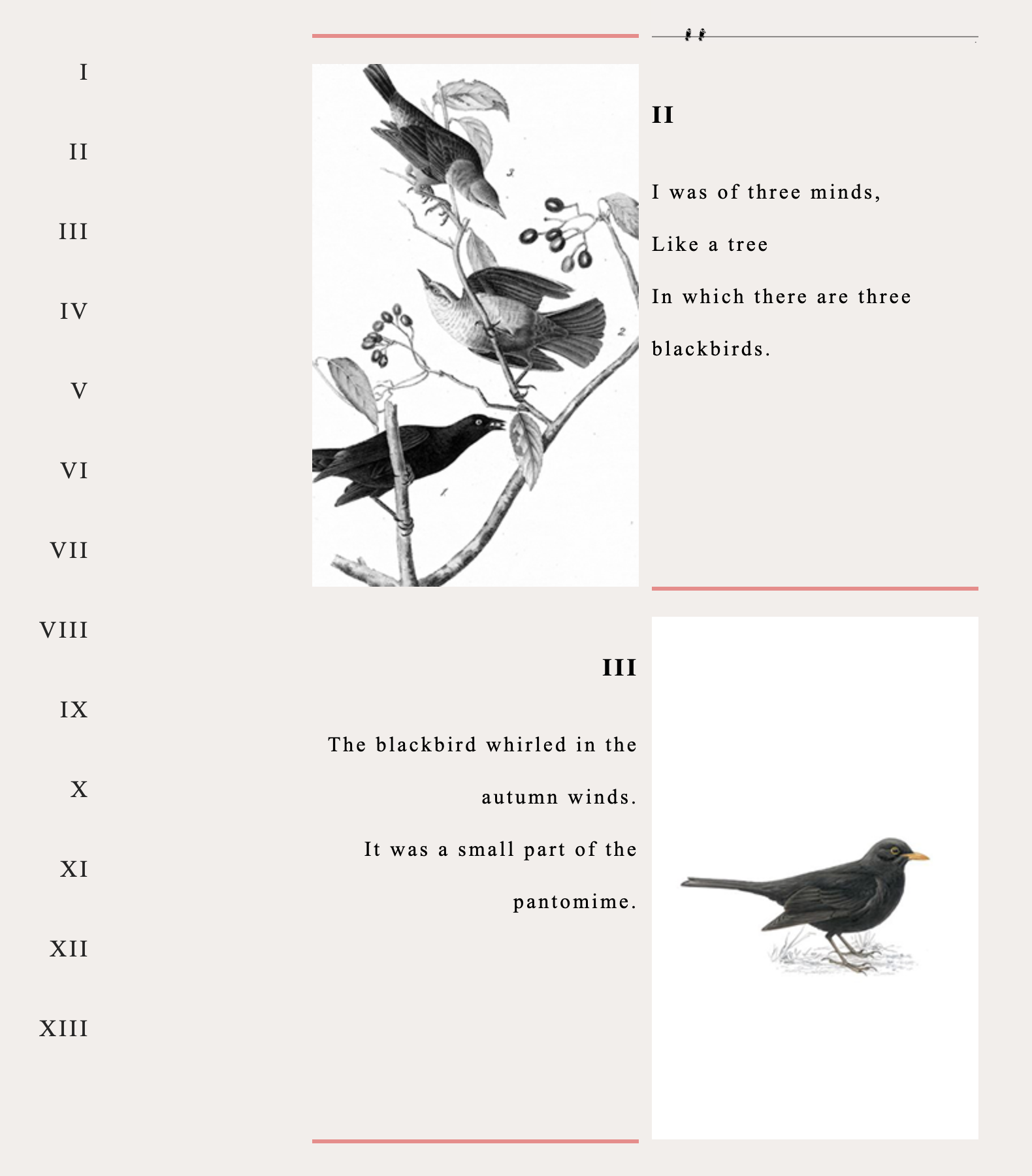 screenshot of blackbird website