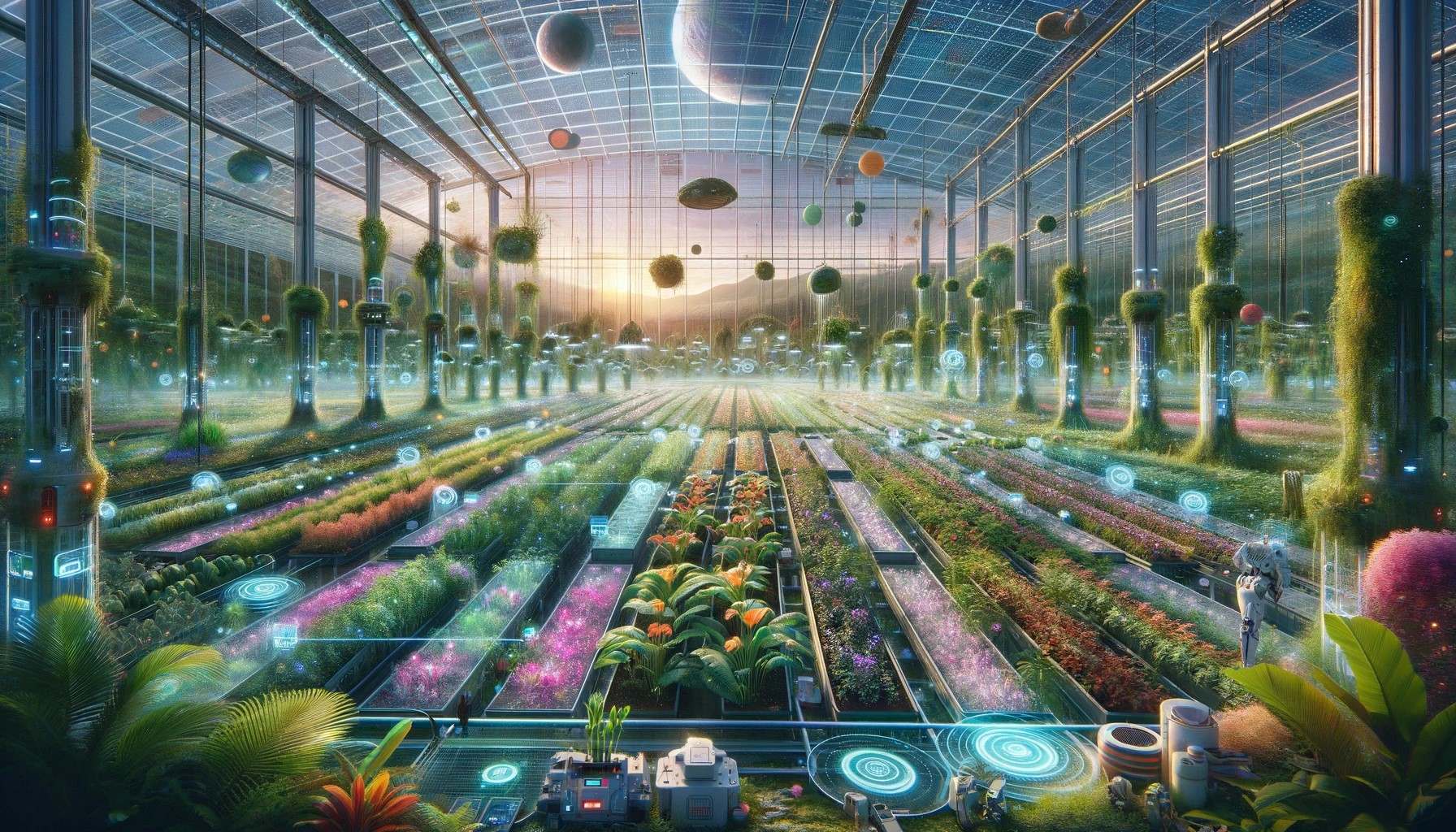 Green house with AI