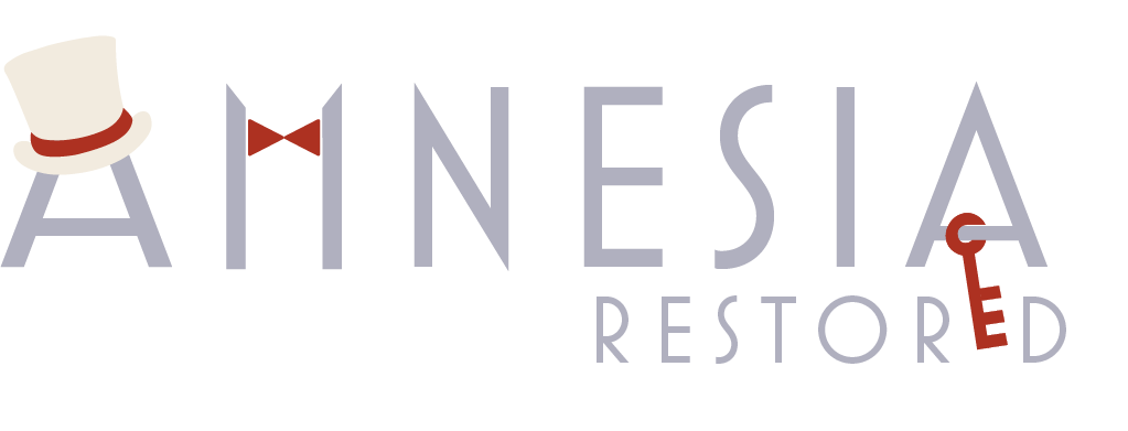 logo for amnesia restored