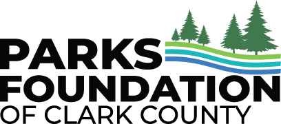 The logo for the Parks Foundation of Clark County.