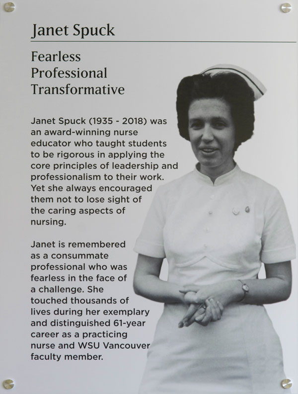 a portrait of Janet Spuck