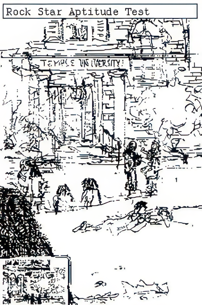 Sketch of temple university