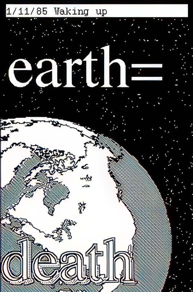 Background earth. Eart = death