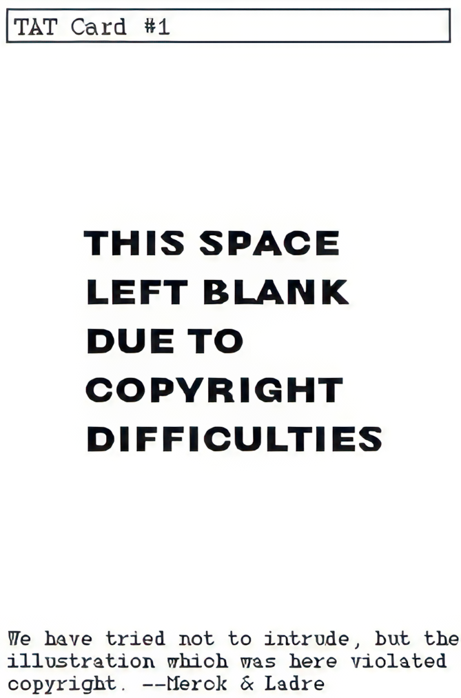 This space left blank due to copyright difficulties. Caption: We have tried not to intrude, but the illustration which was here violated copyright. --Merck & Ladre