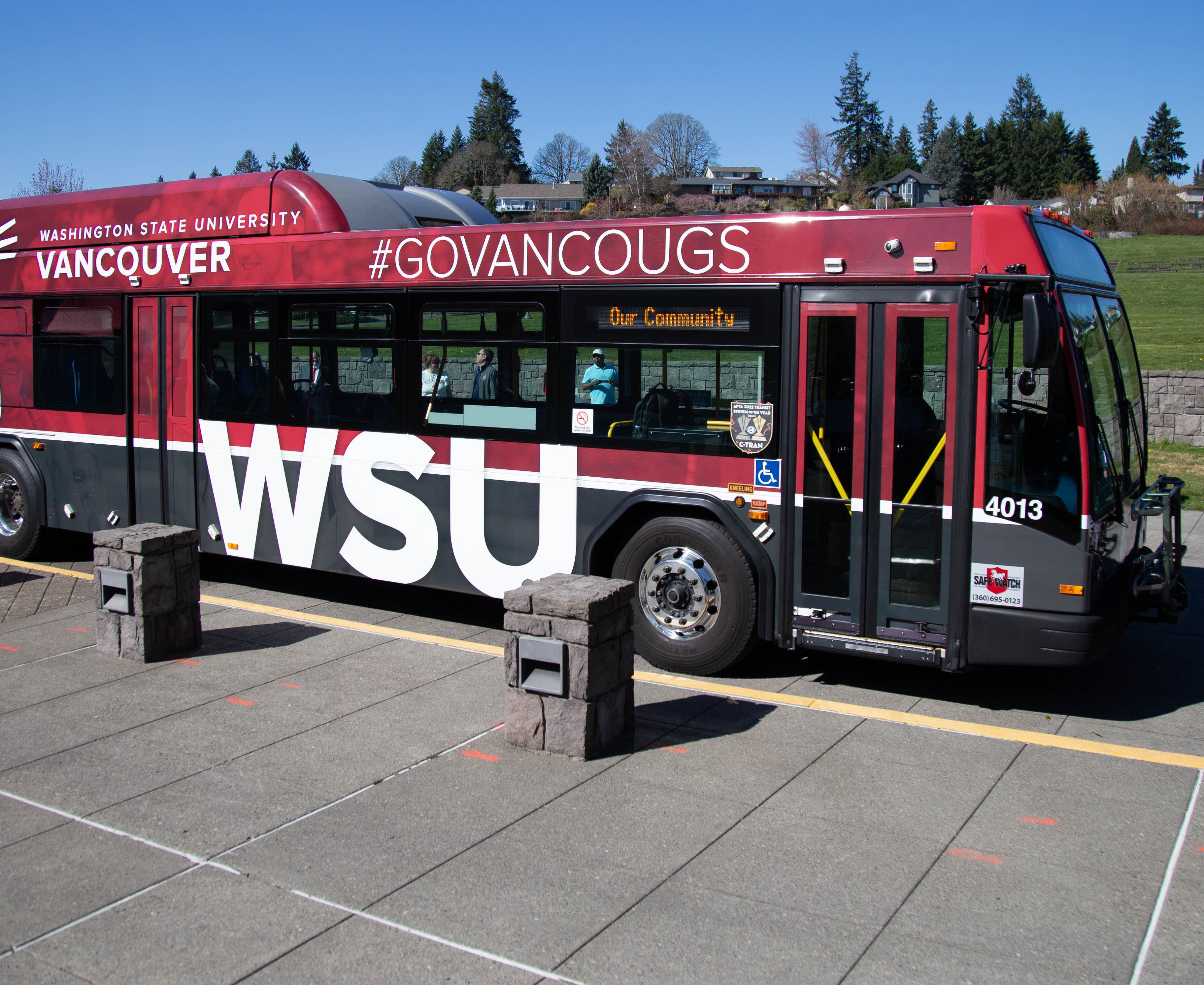 WSU Vancouver C-Tran bus