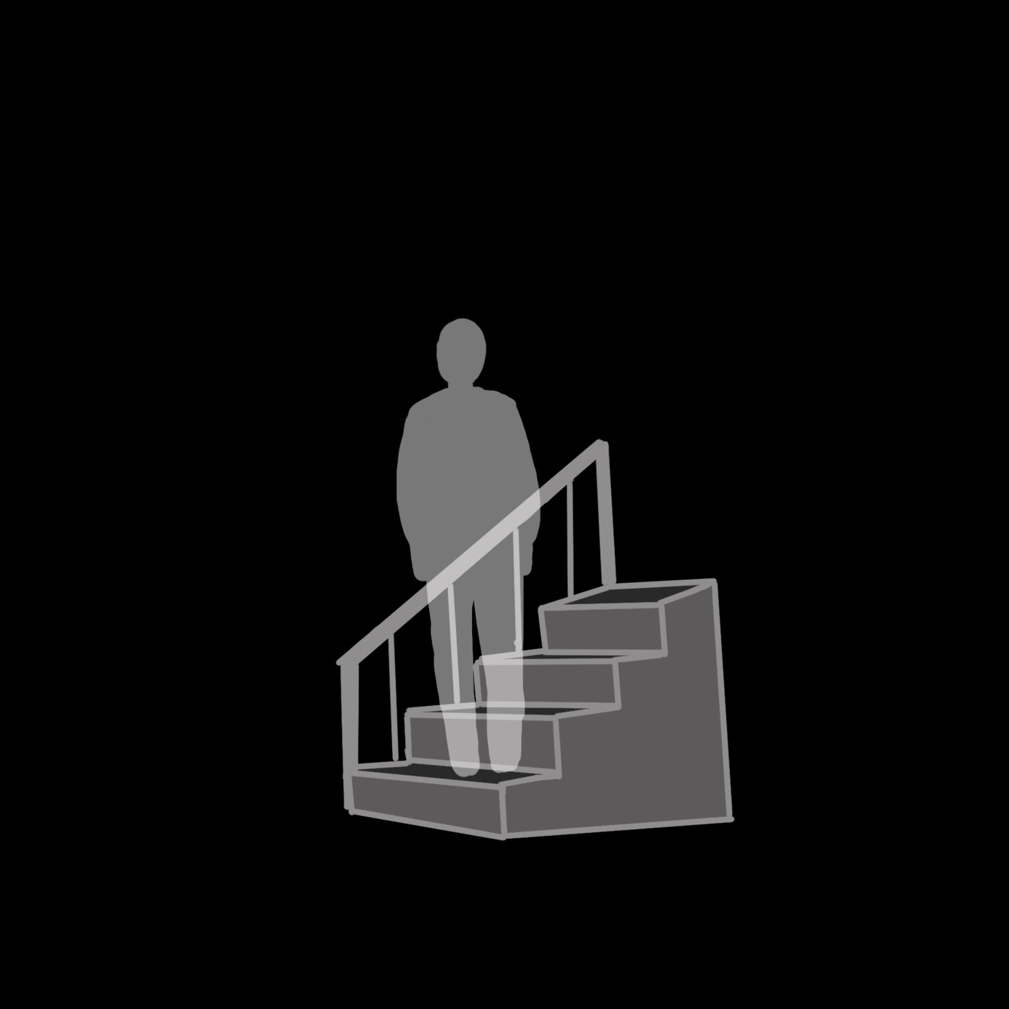 Man On Stair