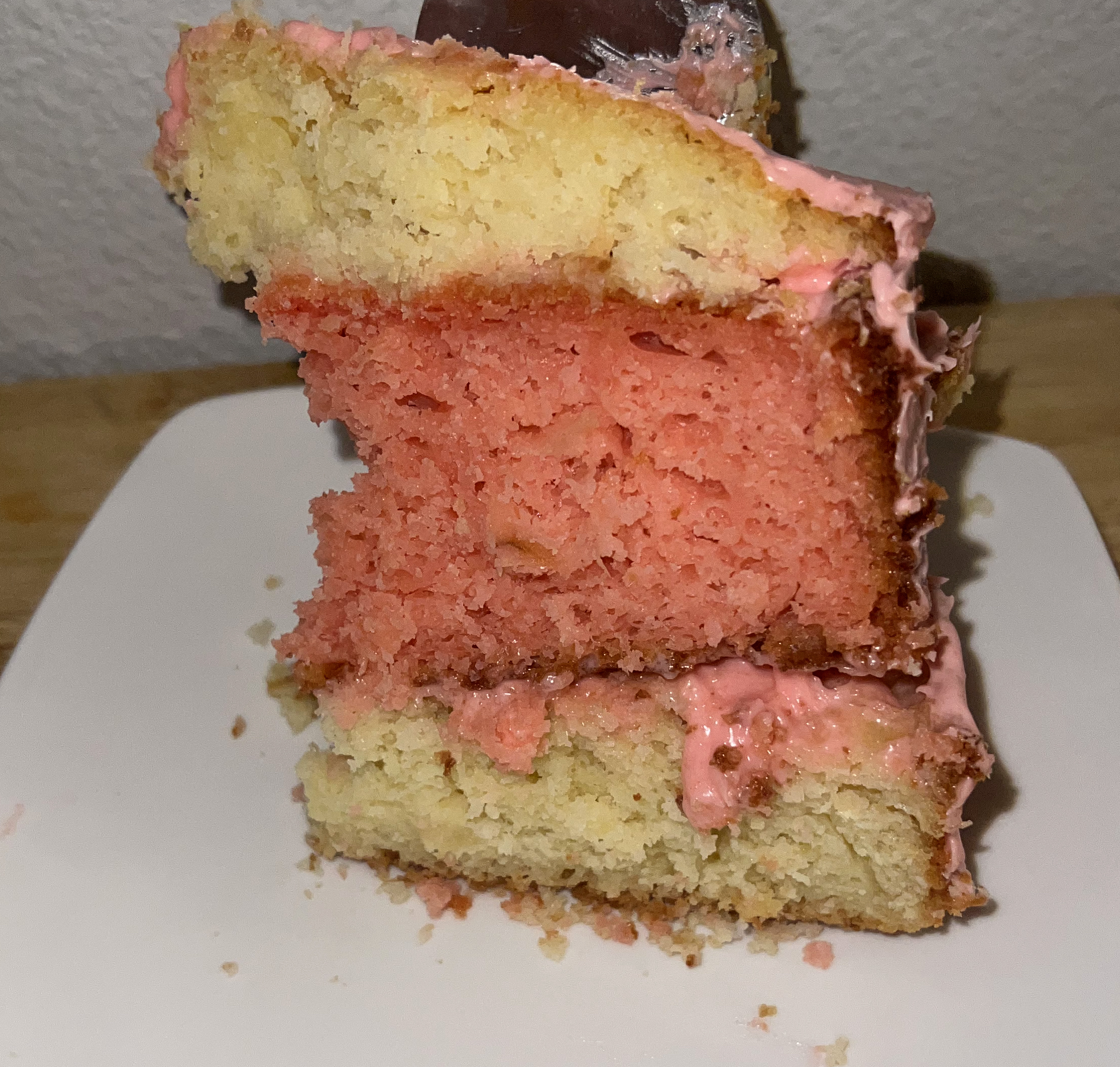 A picture of a piece of cake representing this recipe