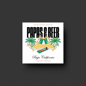 Thumbnail of Papas & Beer Group graphic design project