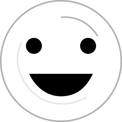 Plate with a smiley face