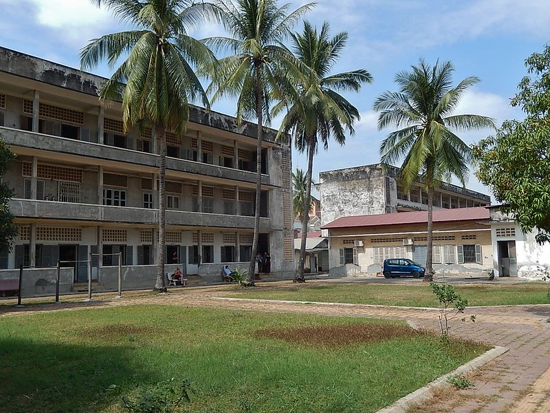 front view of Tuol Sleng