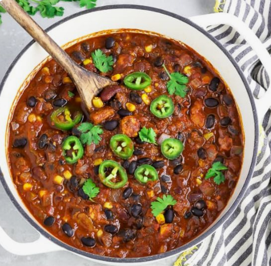 bowl of chili.
