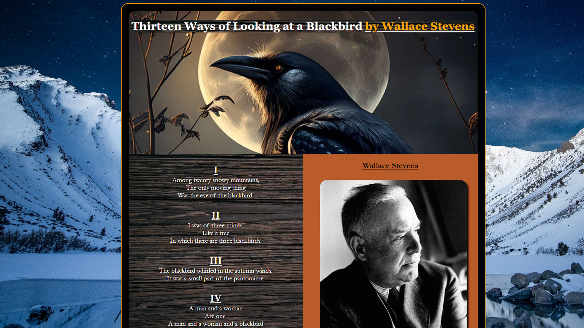 Blackbird Website