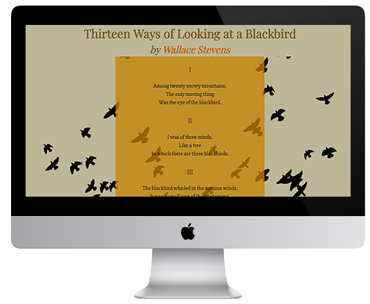 Thirteen Ways of Looking at A Blackbird