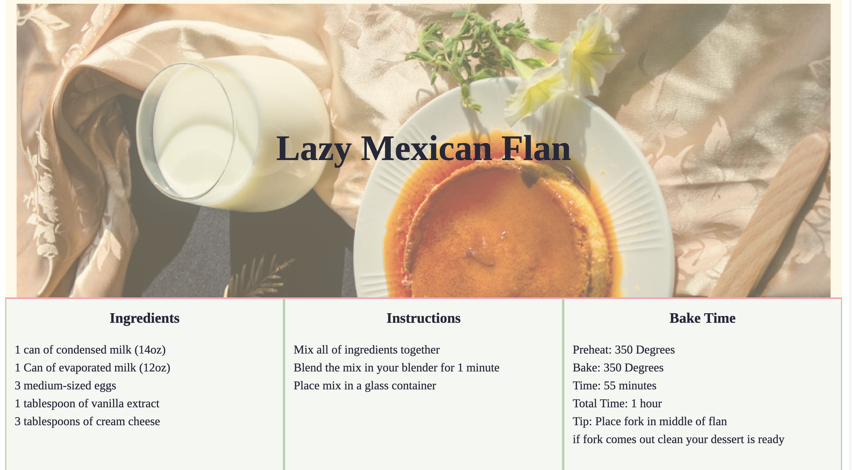 Recipe Project image