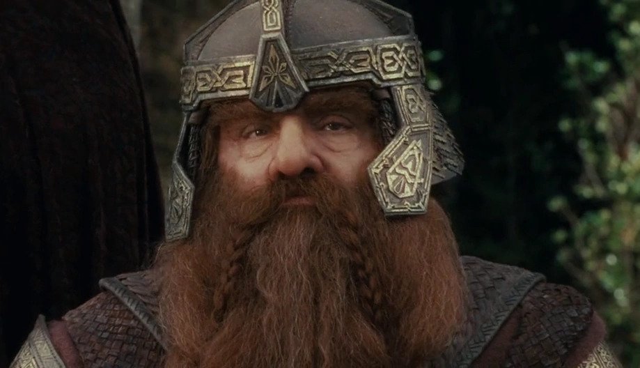 a photo of gimli the son of gloin